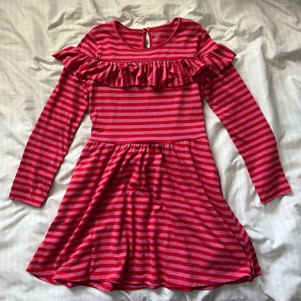Cat and Jack Girls Striped Dress